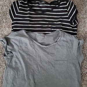 2 large Maternity tshirts